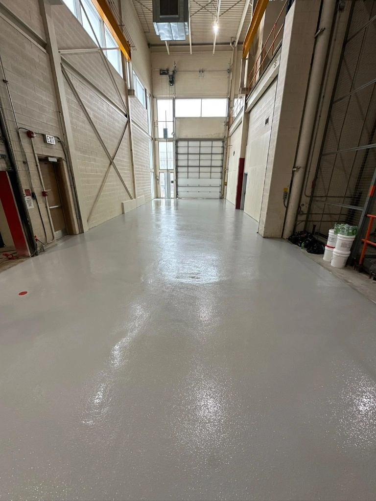 100% solids epoxy flooring